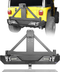 Steel Bumper with Tire Carrier and Receiver Hitch L1342