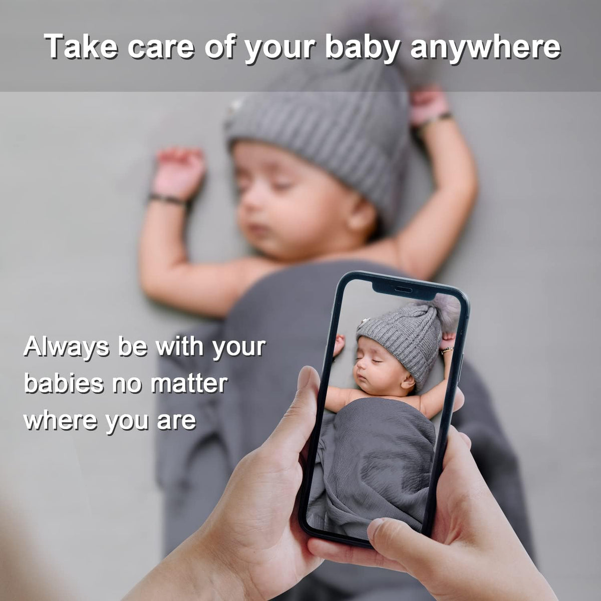 1080p WiFi Baby Monitor with App and Screen Z3040