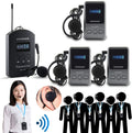 UHF Wireless Tour Guide Device 200 Channels 1 Transmitter & 3 Receivers U20648