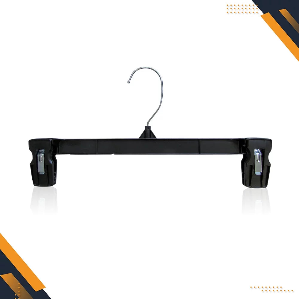 Plastic Pants & Skirt Hangers with Pinch Clips, 50 Pack D93219