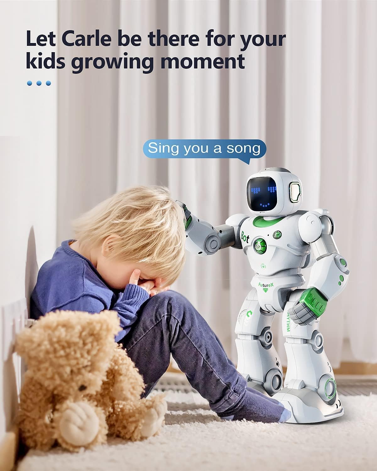 Large Smart RC Robot with Voice and App Control W840364