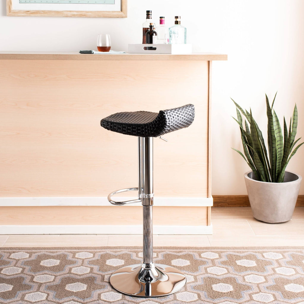 Black Swivel Bar Stool W762