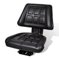 Tractor Seat with Backrest Black U2398