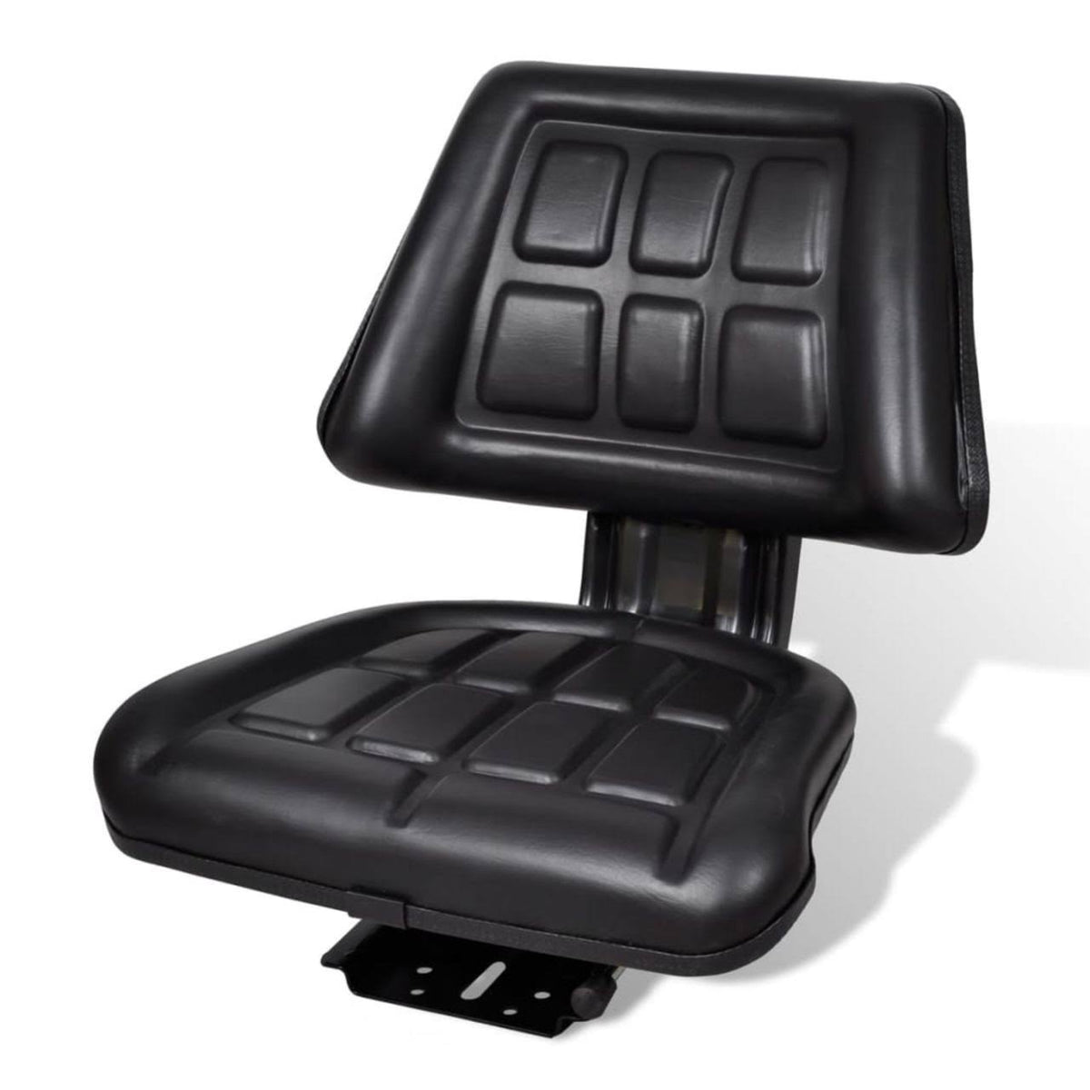 Tractor Seat with Backrest Black U2398