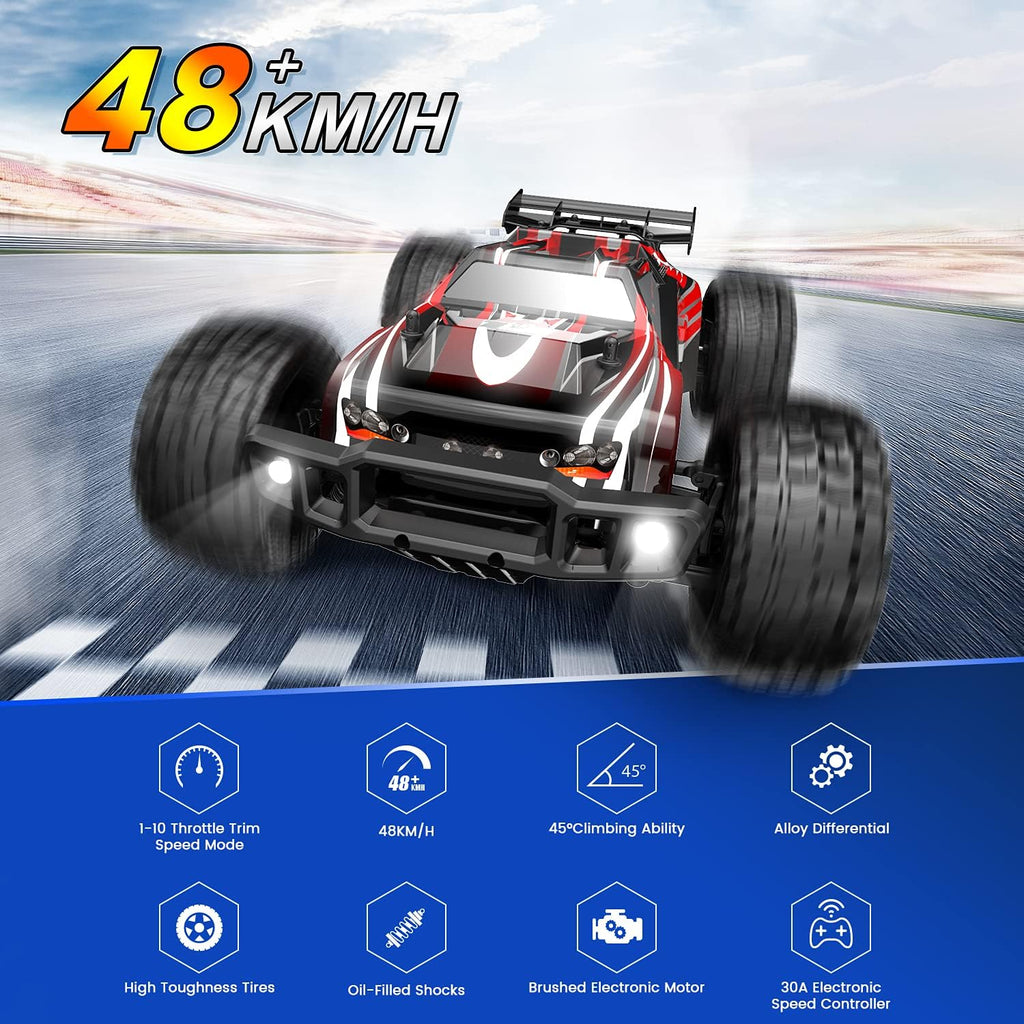 1:10 Scale 4WD Off Road RC Monster Truck with 2 Battery Z7224