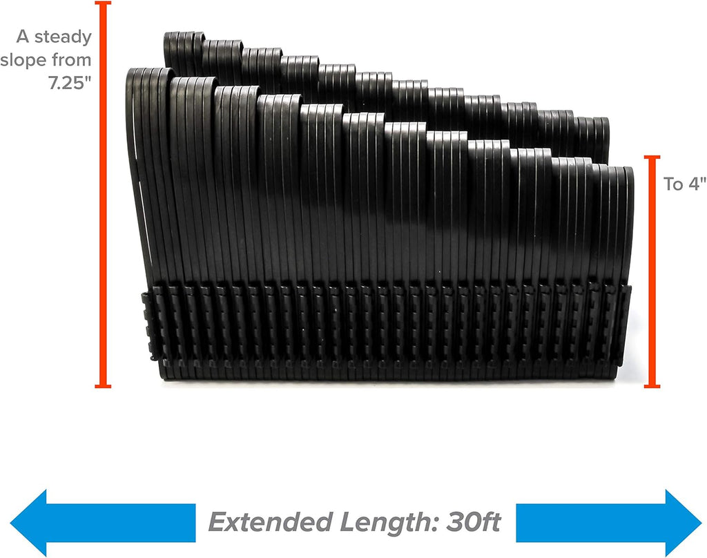 Black 30 ft Plastic Sewer Hose Support U25904