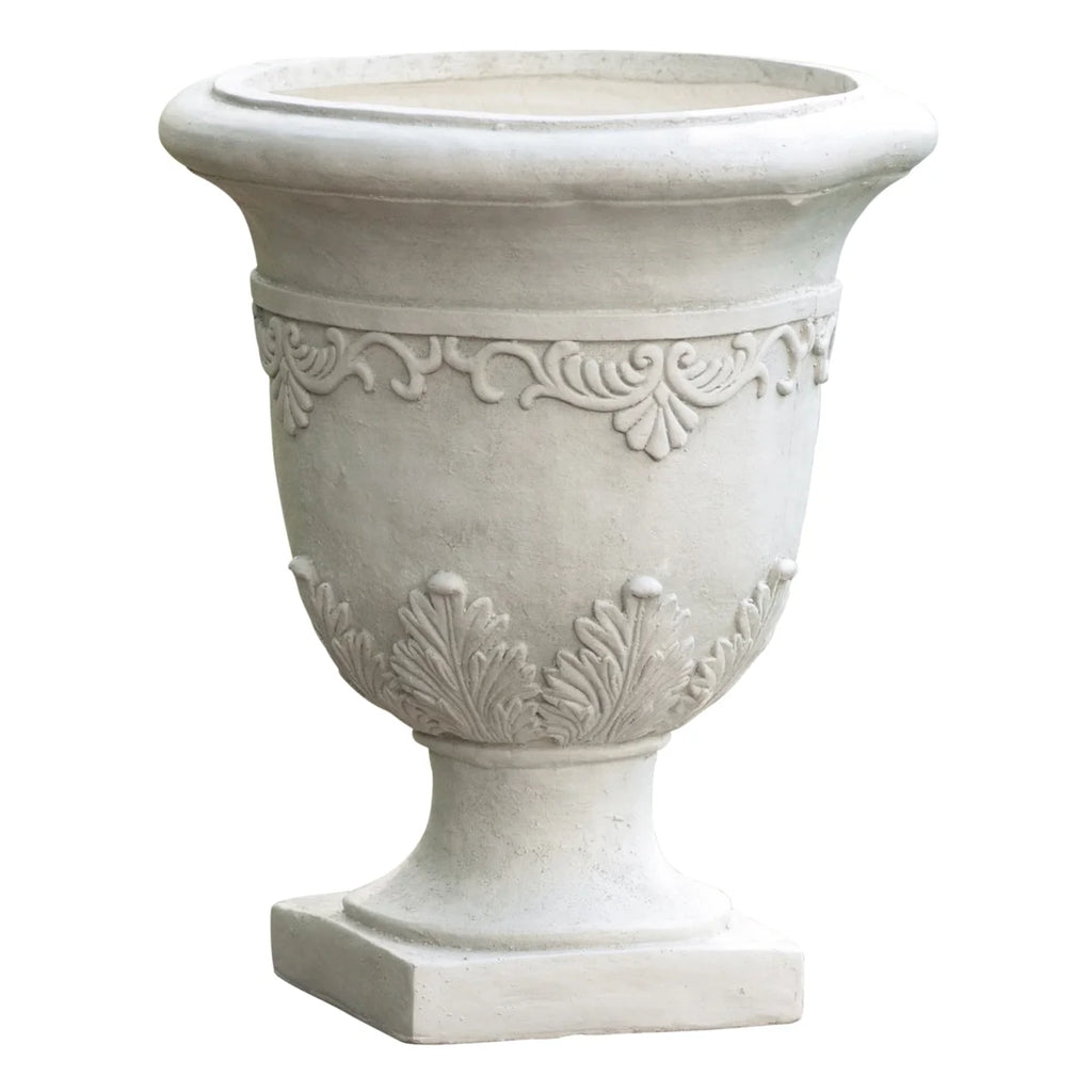 White Stone Planter F96826