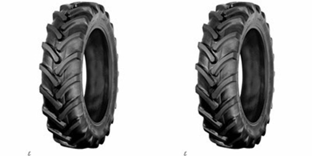 Set Of Two 7-16 Farm Tractor Lug R-1 Tires With Tubes 7x16 V573