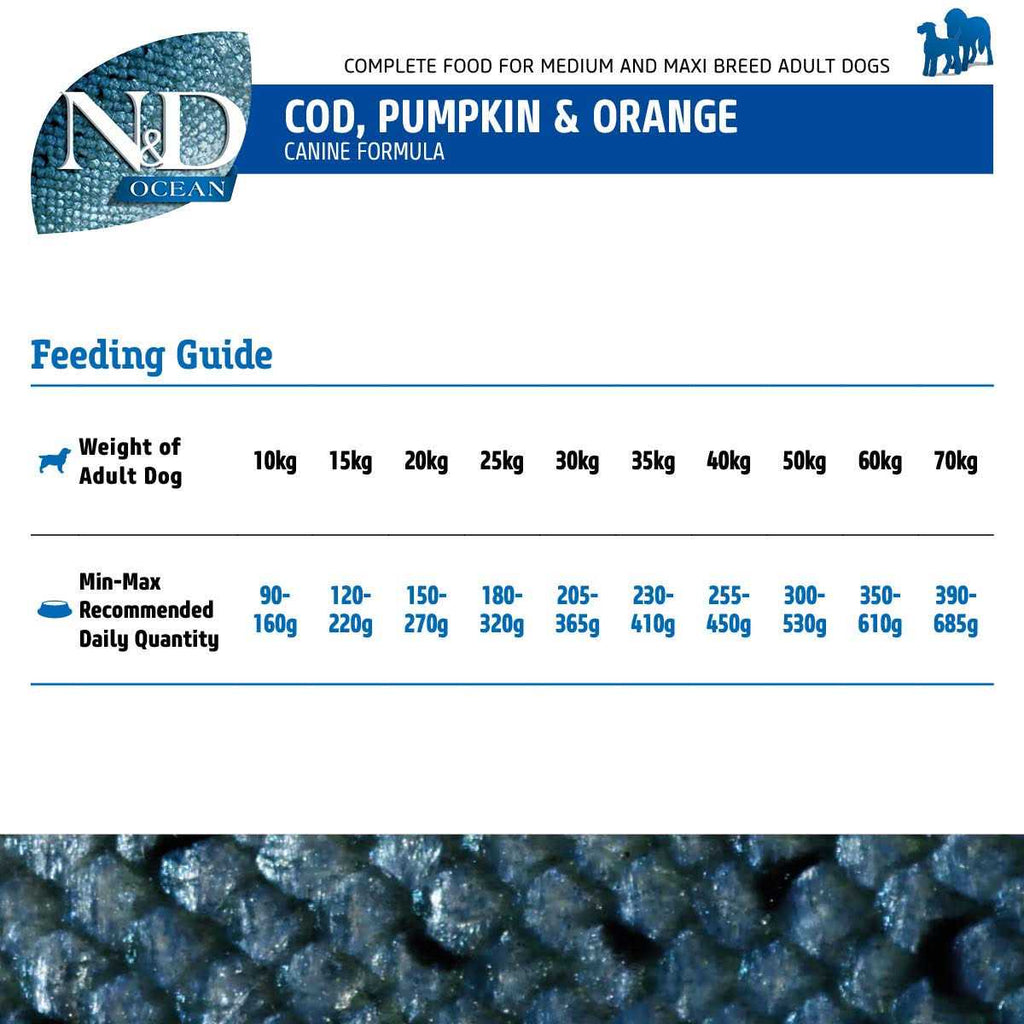 Ocean Cod Pumpkin & Orange Dry Dog Food G948