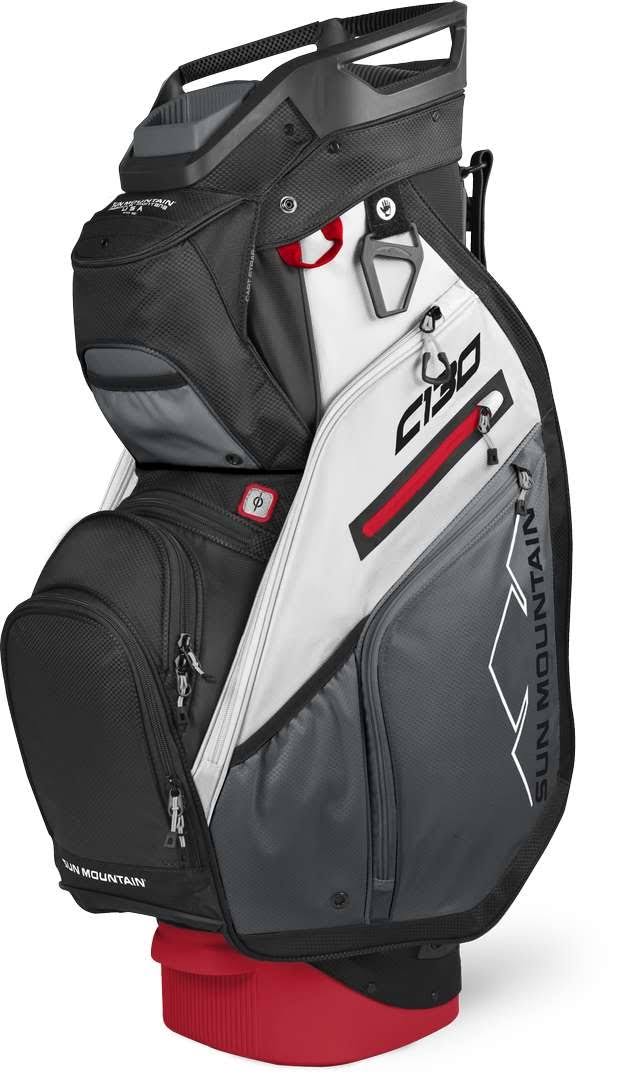 Black/Charcoal/White/Red Cart Bag F212