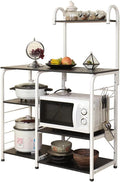 White Oak Kitchen Baker's Rack Microwave Stand Z489