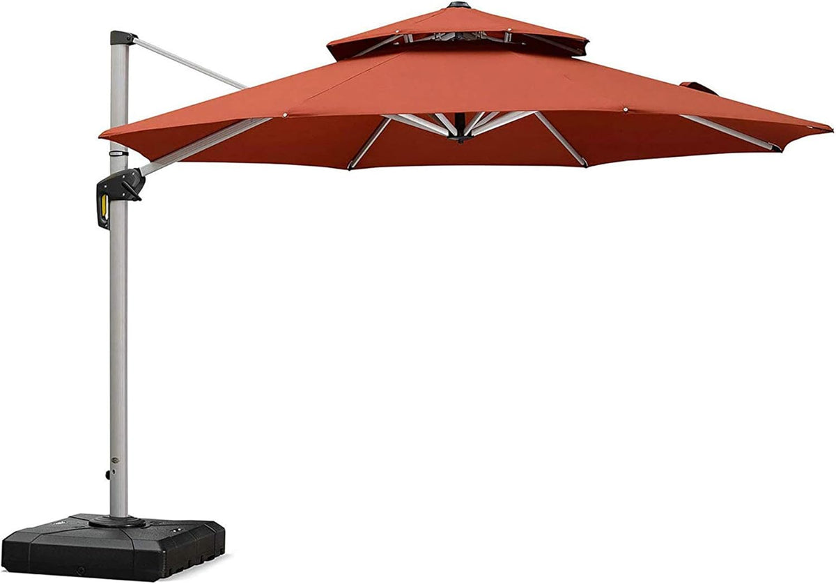 10 Feet Outdoor Round Cantilever Umbrella V910
