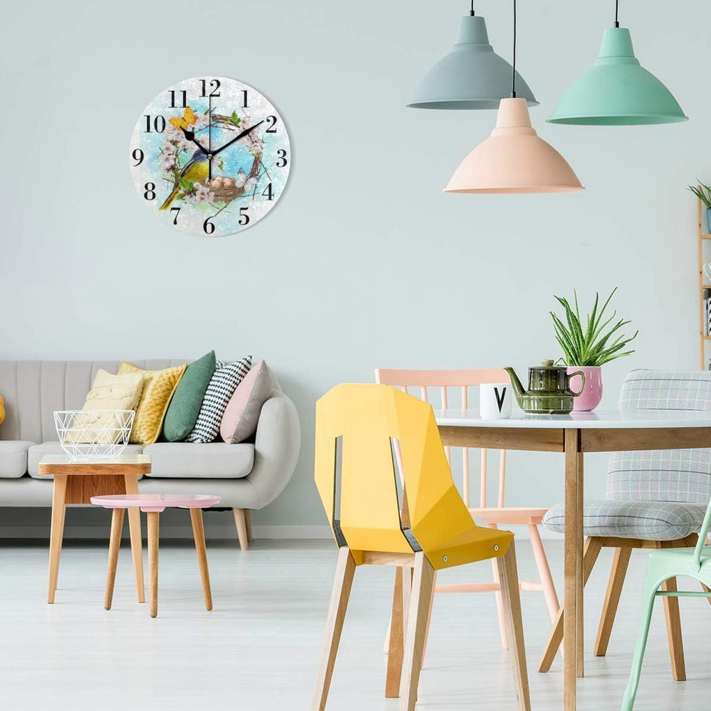 9.8 Inch Silent Round Wall Clock Z408