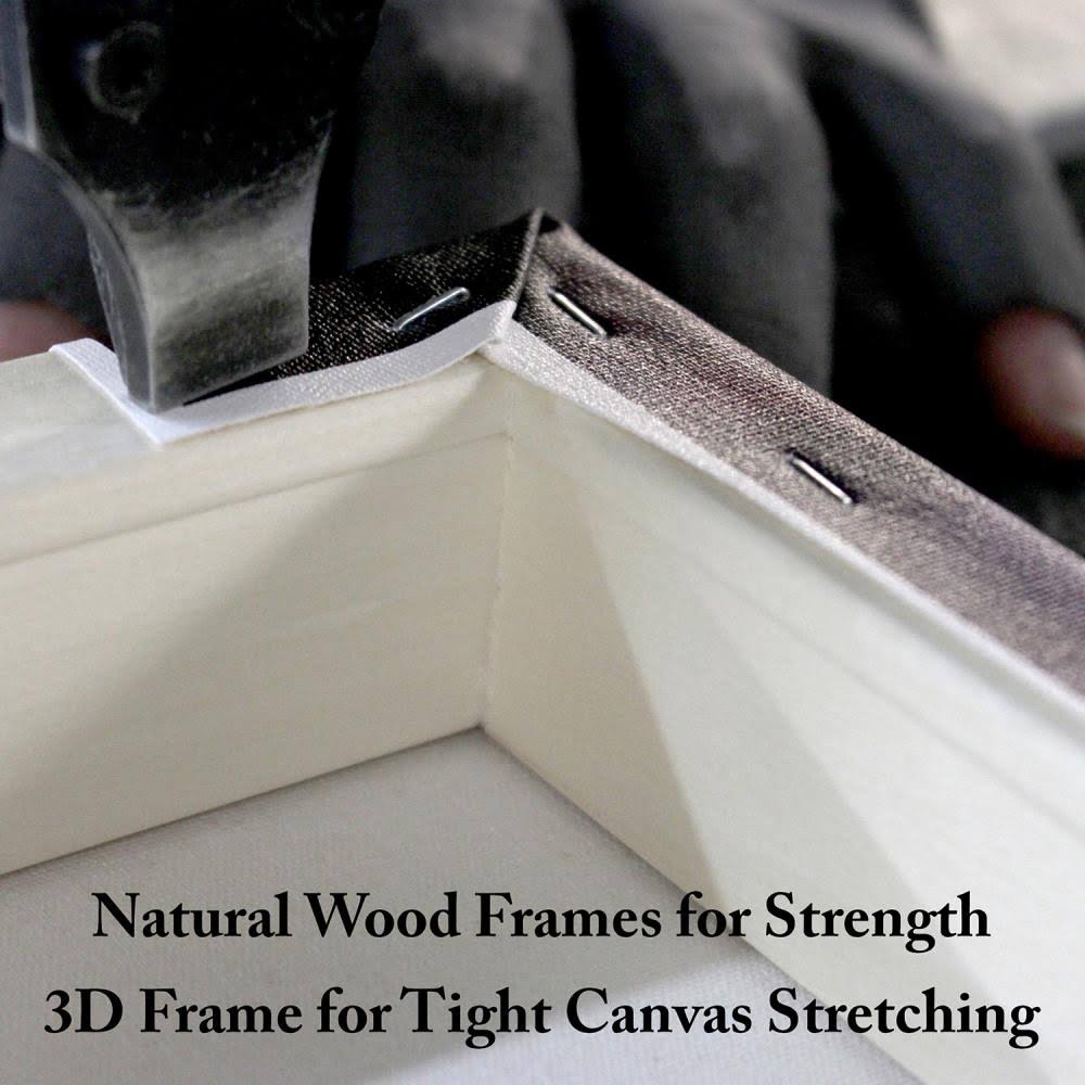 Christmas Patchwork Neutral Canvas Art Q1204