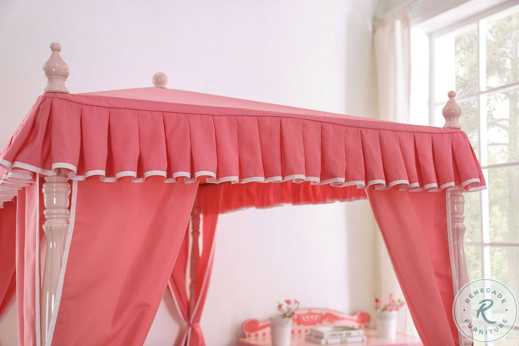 Light Pink Twin Bed E2391