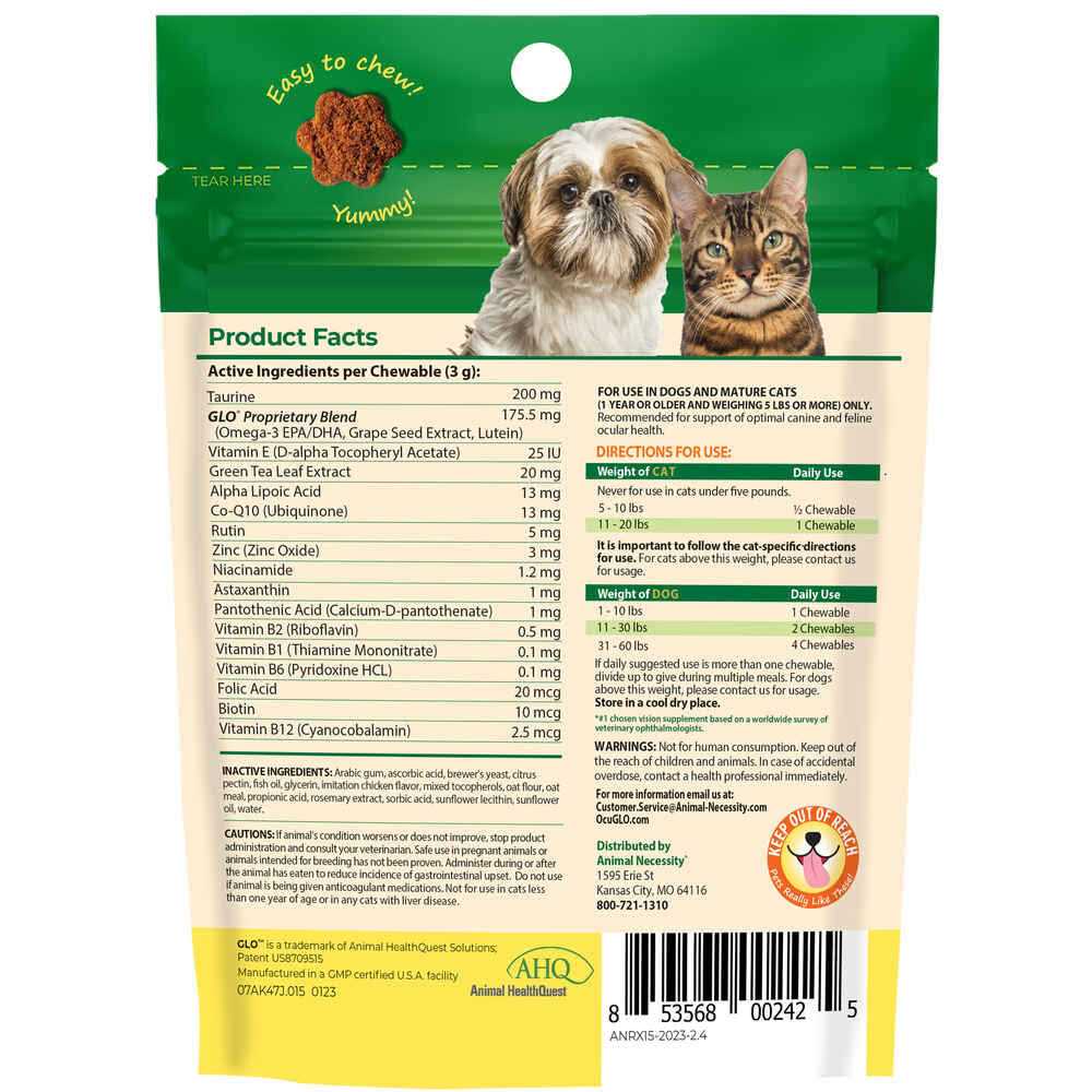 Vision Supplement Chewables for Small to Medium Dogs and Cats I96765