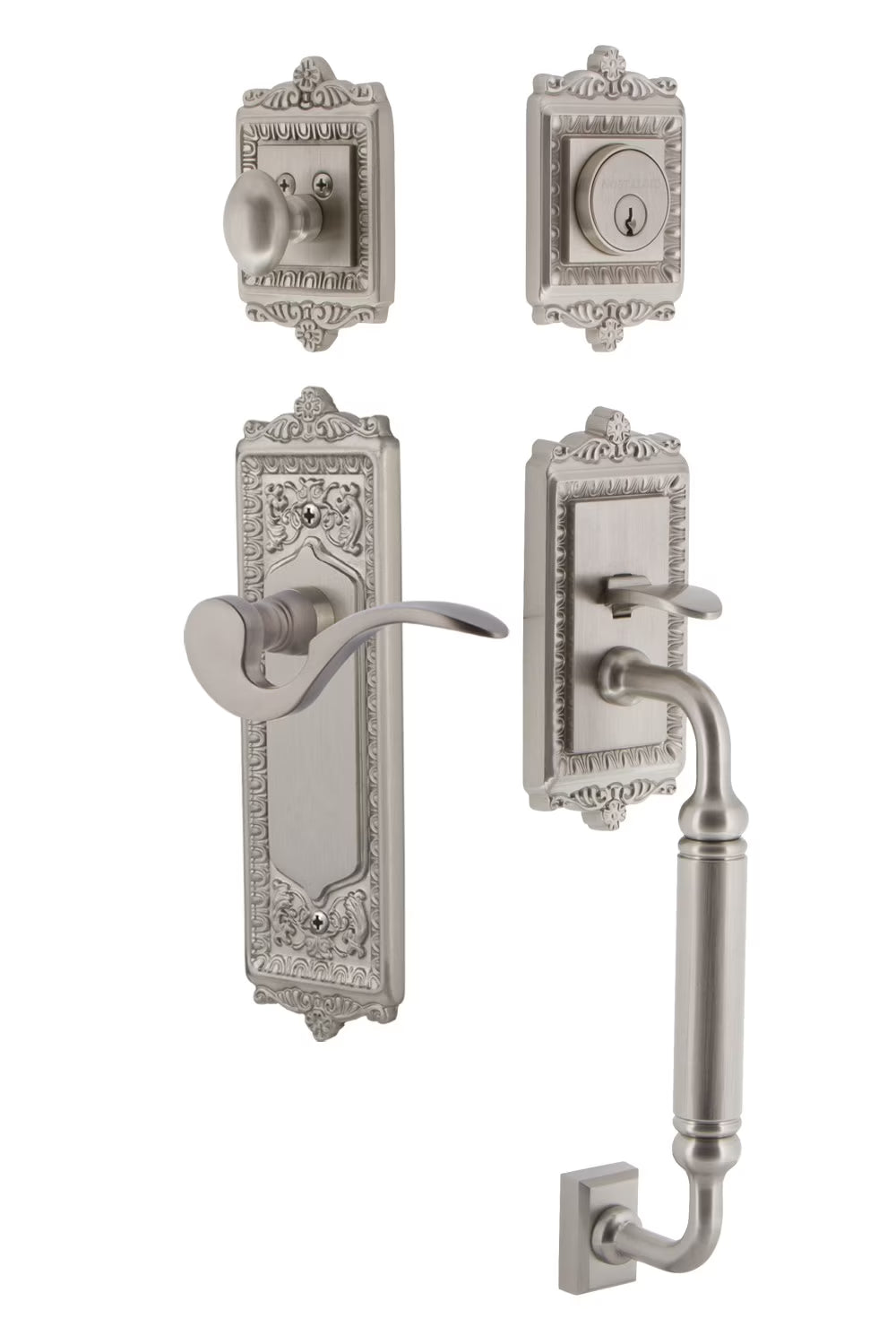Egg & Dart Right Handed Sectional Single O388