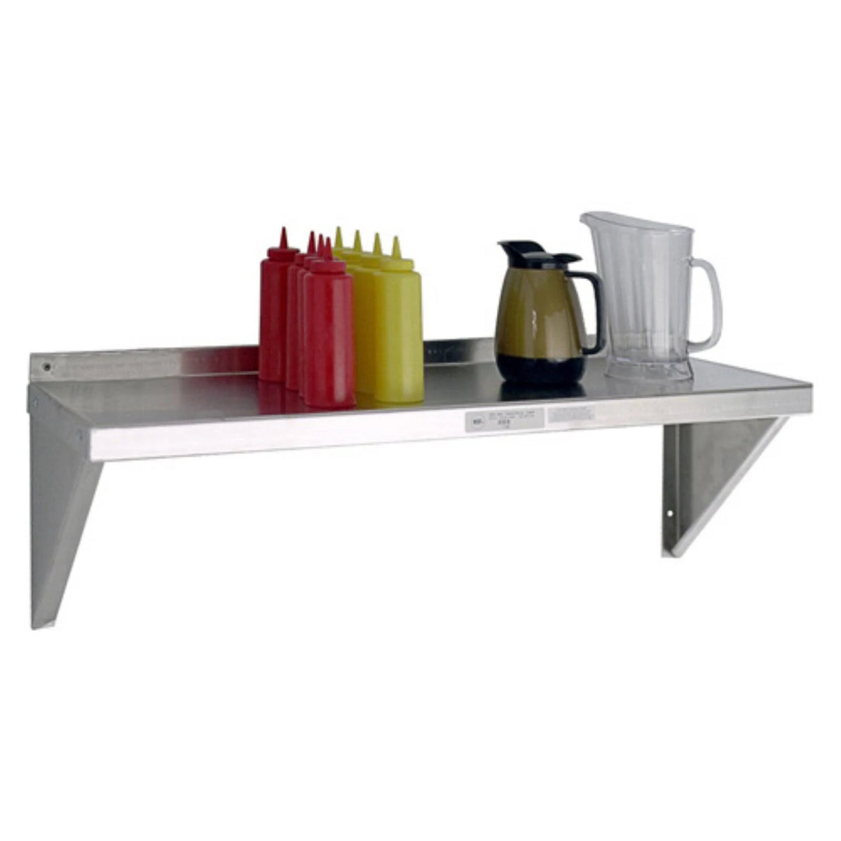 Aluminum Solid Wall Mounted Shelf R8597