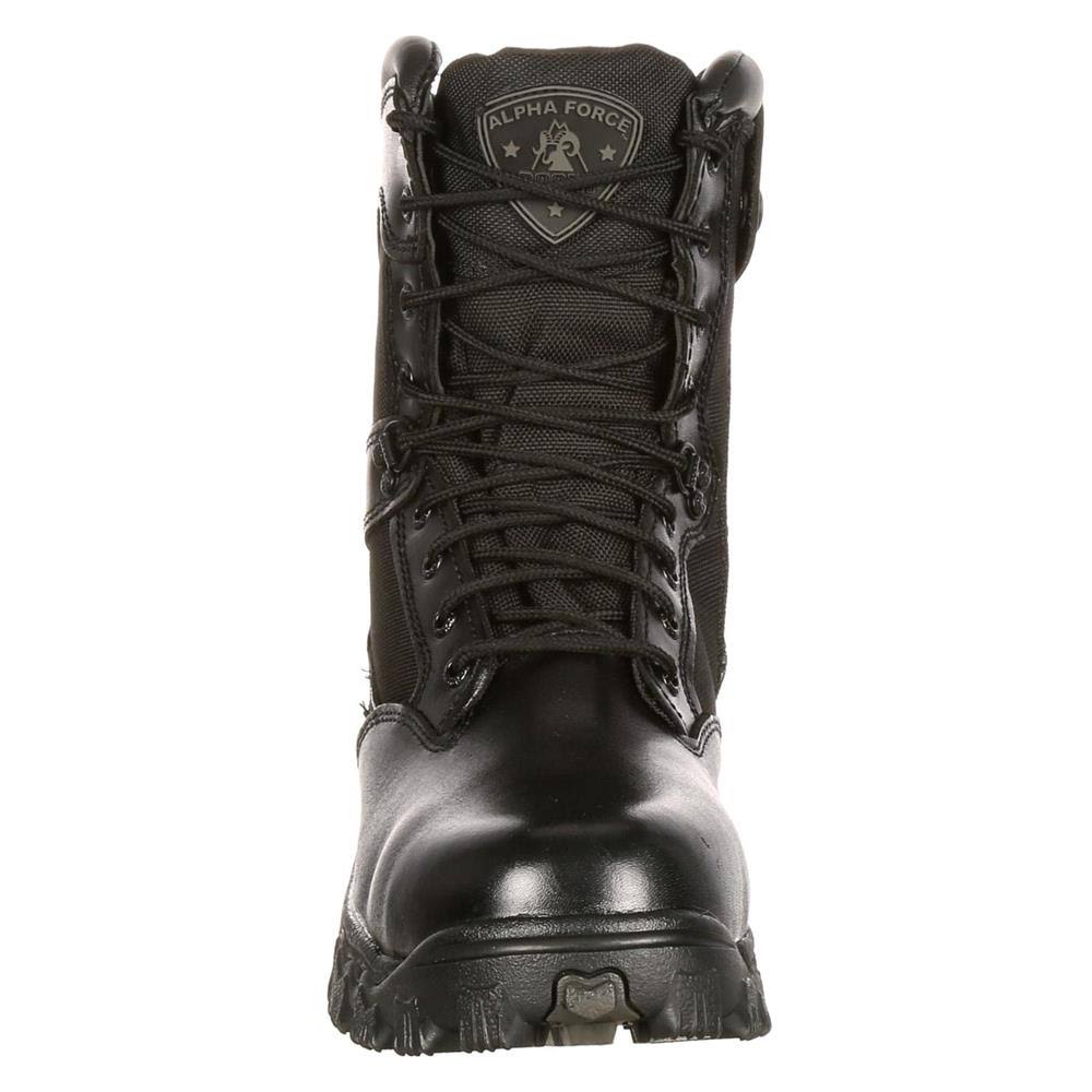 Black 8 in. Alphaforce Work Boots E11250