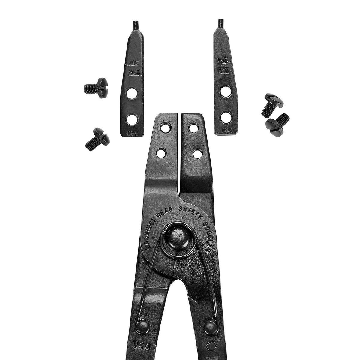 Ratcheting Retaining Ring Pliers Set with Replaceable Tips B648179