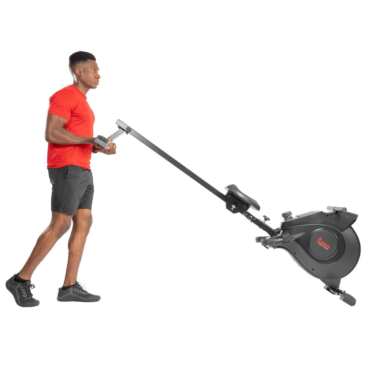 Smart Magnetic Rowing Machine with Extended Slide Rail B836