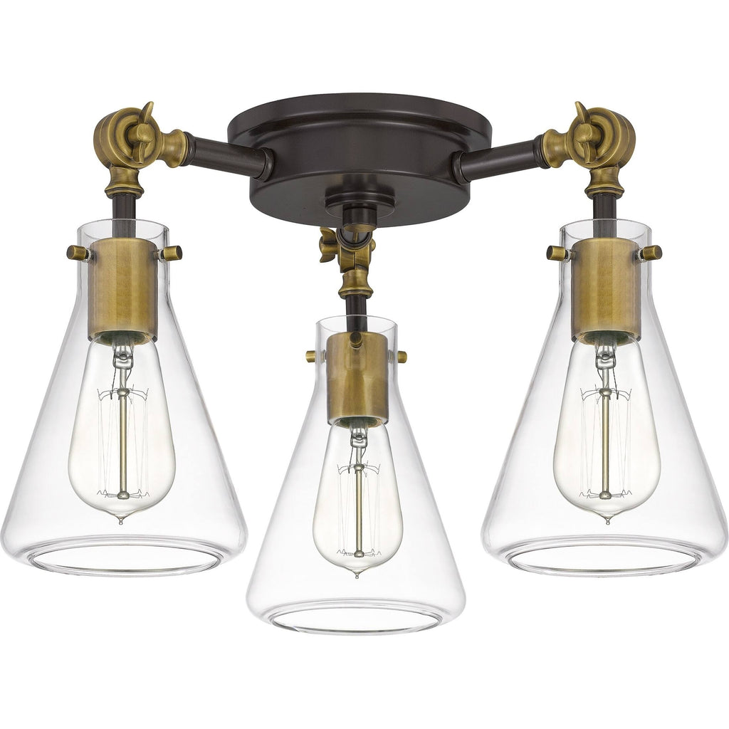3 Light Semi-Flush Mount Western Bronze K881682