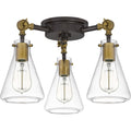 3 Light Semi-Flush Mount Western Bronze K881682