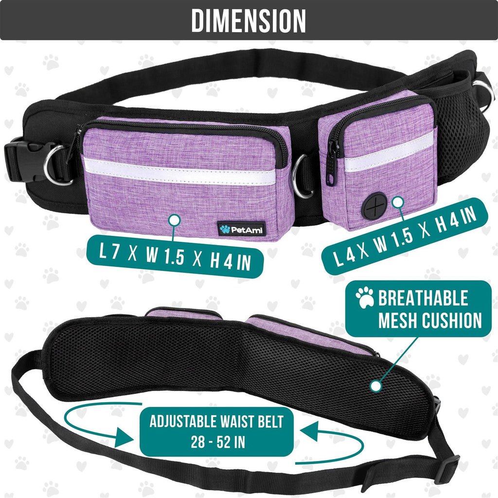 Hands Free Dog Leash Belt Bag E5962