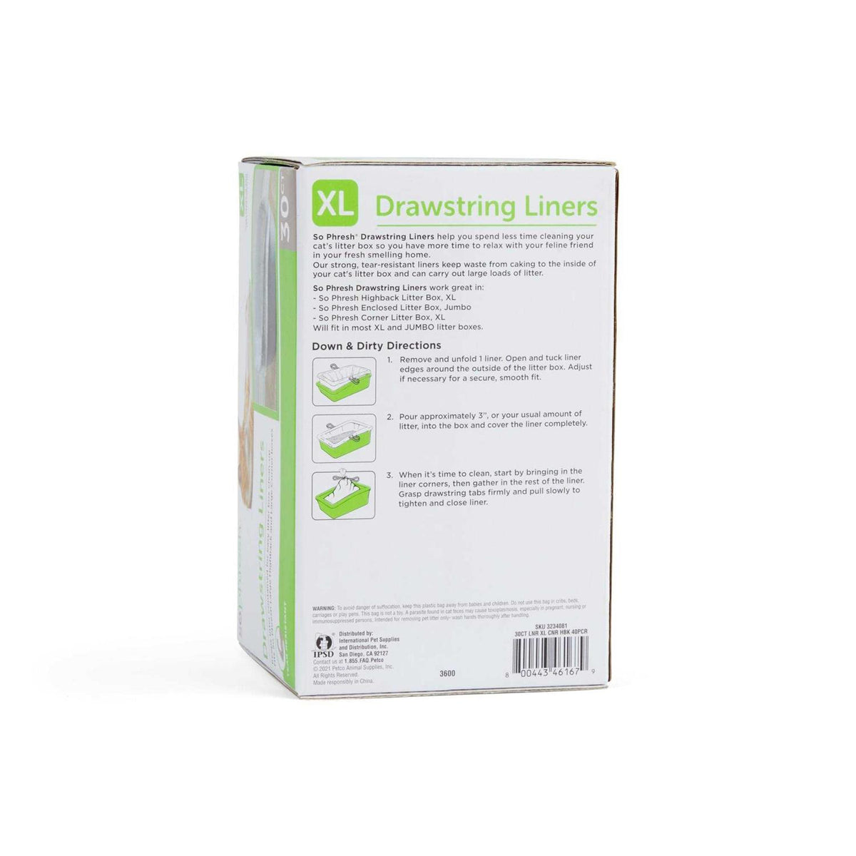 Drawstring Liners for Highback Boxes P2140