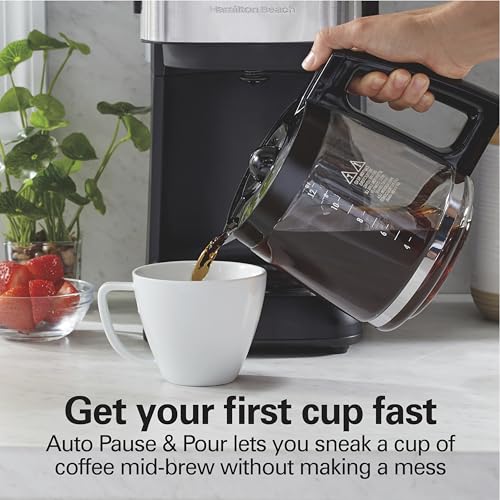 12 Cups Black Programmable Drip Coffee Maker K944922