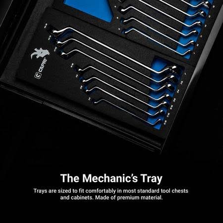 7-Piece SAE Double Box End Wrench Set with Tray W942