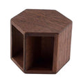 Walnut Hexagonal End Table Dollhouse Miniature Furniture I80754