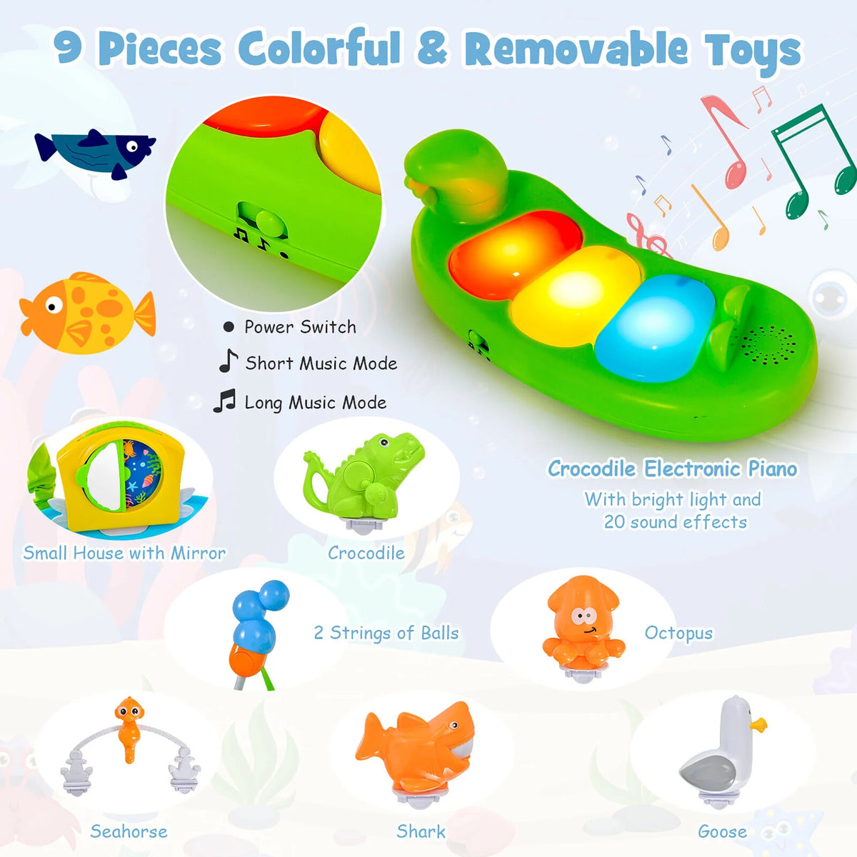 Underwater World Themed Baby Bouncer N93334
