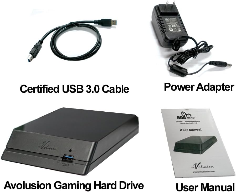 5TB 7200RPM USB 3.0 External Gaming Hard Drive O177