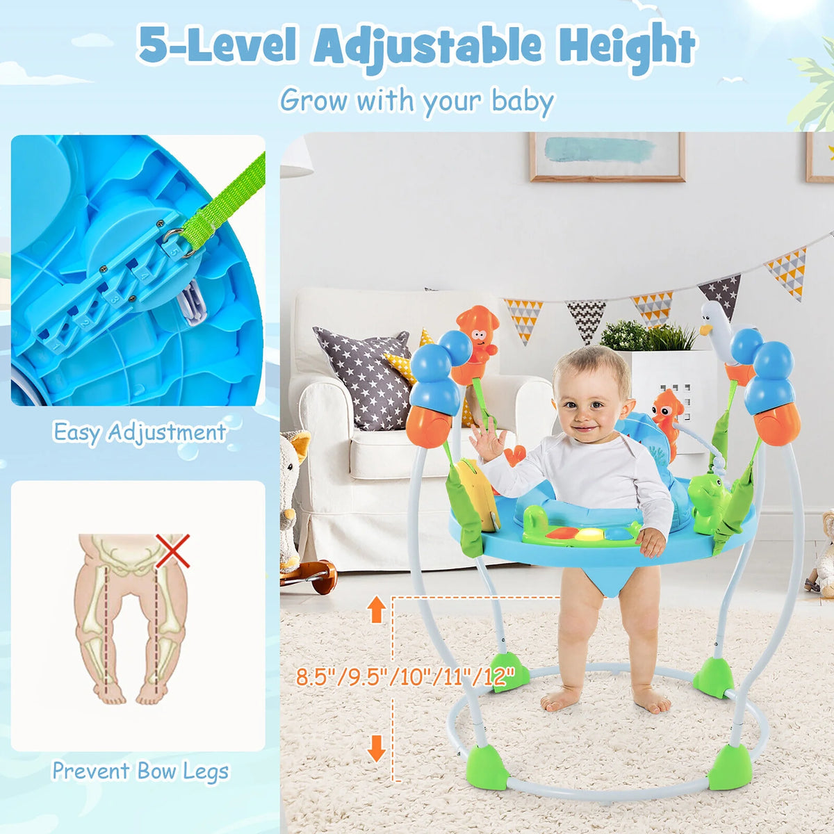 Underwater World Themed Baby Bouncer N93334