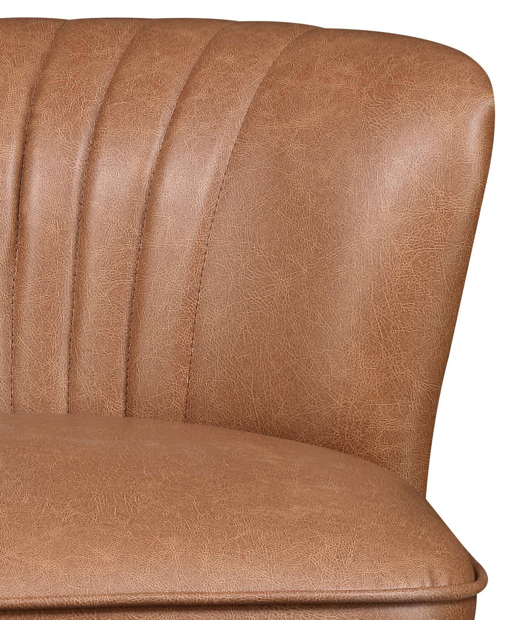 Faux Leather Wing Back Accent Chair L5037