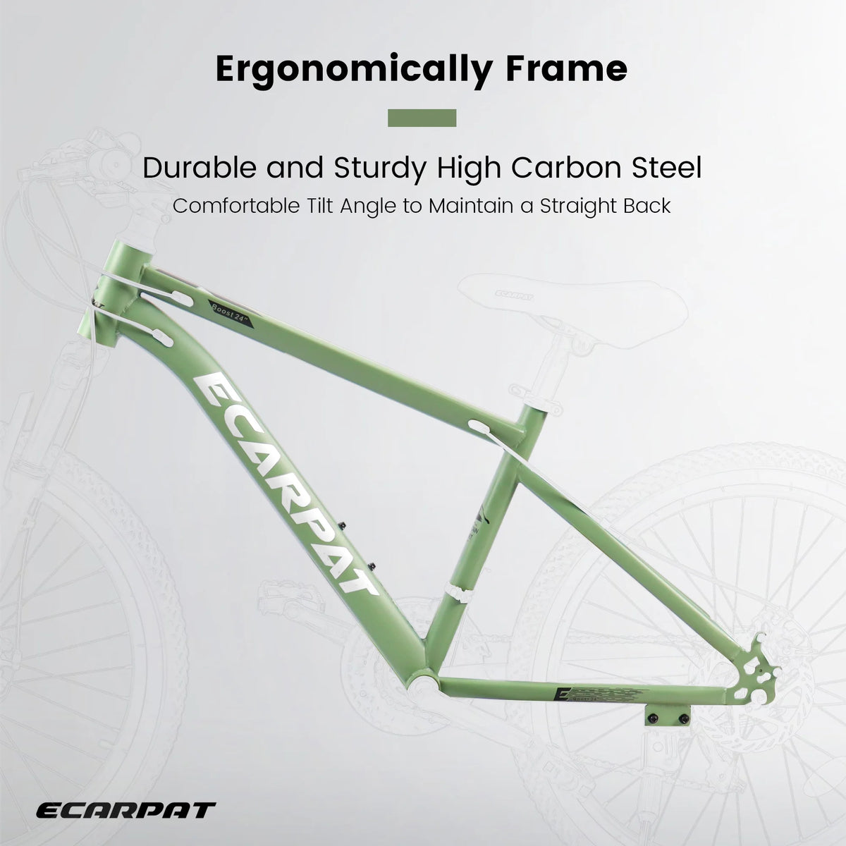 24 Inch Carbon Steel Frame Mountain Bike G778