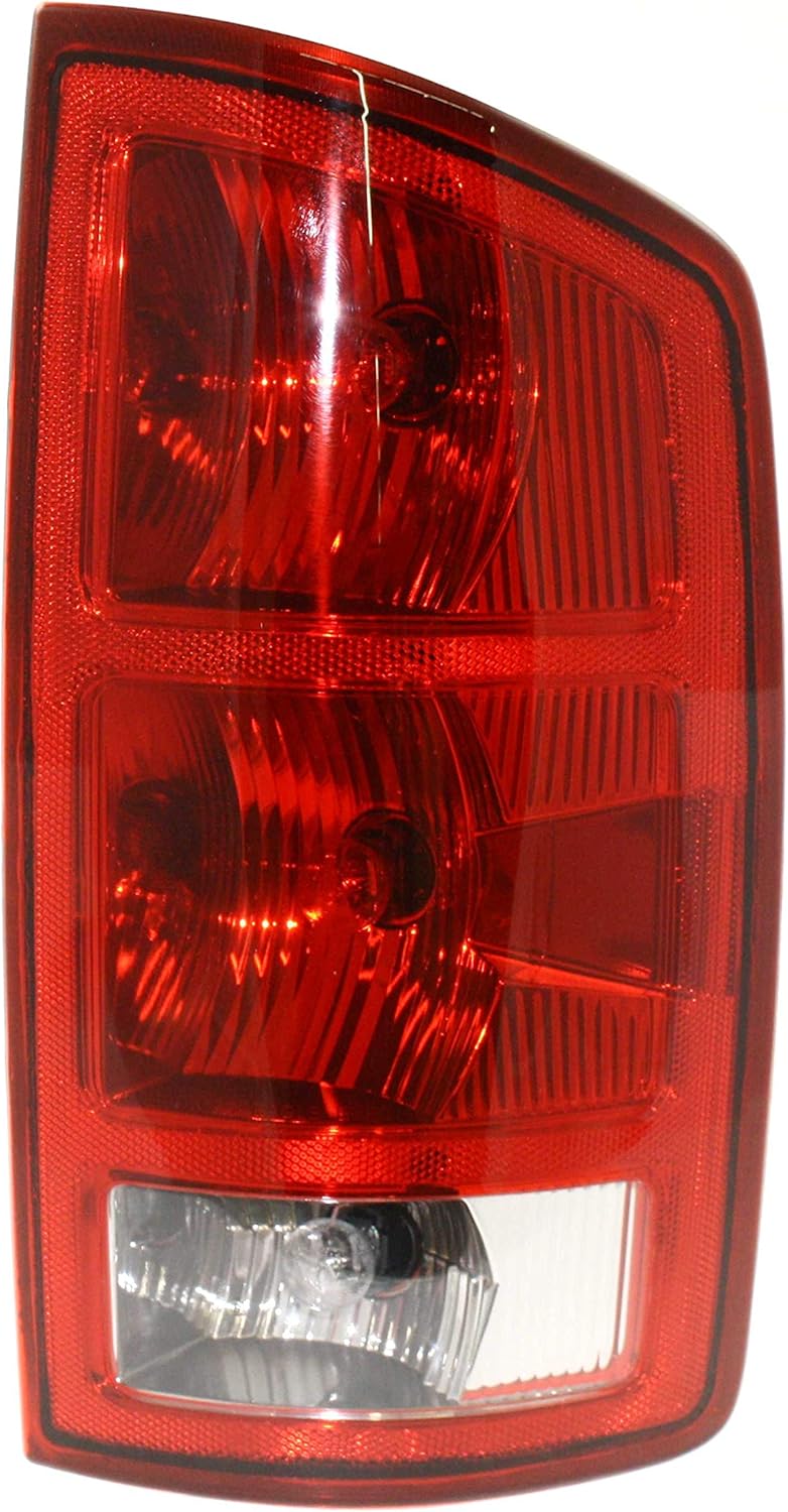 Tail Light Assembly Set of 2 Halogen Clear & Red Lens B629