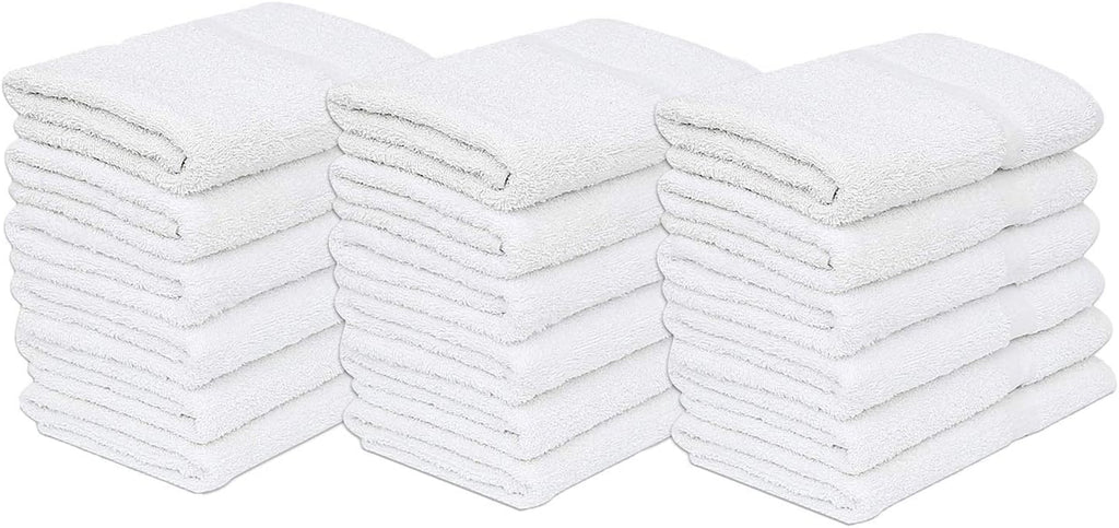 White Cotton Blend Bath Towels (24x 48 Inch) (60) C132590