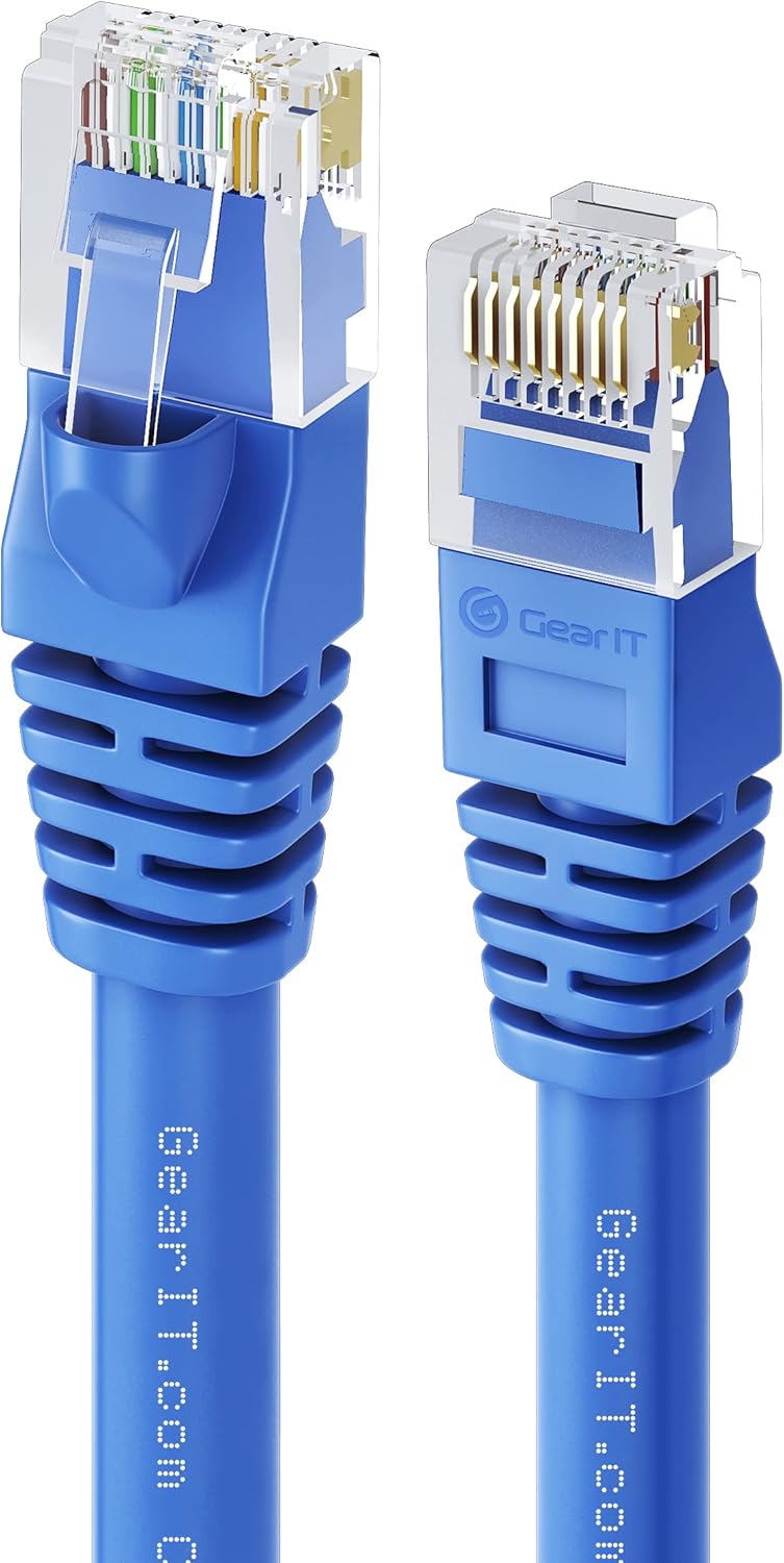 Cat 6 Ethernet Cable 3 ft (20-Pack) Blue A624468