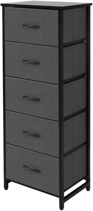 4 Drawer Light Grey Storage Organizer Unit L1273