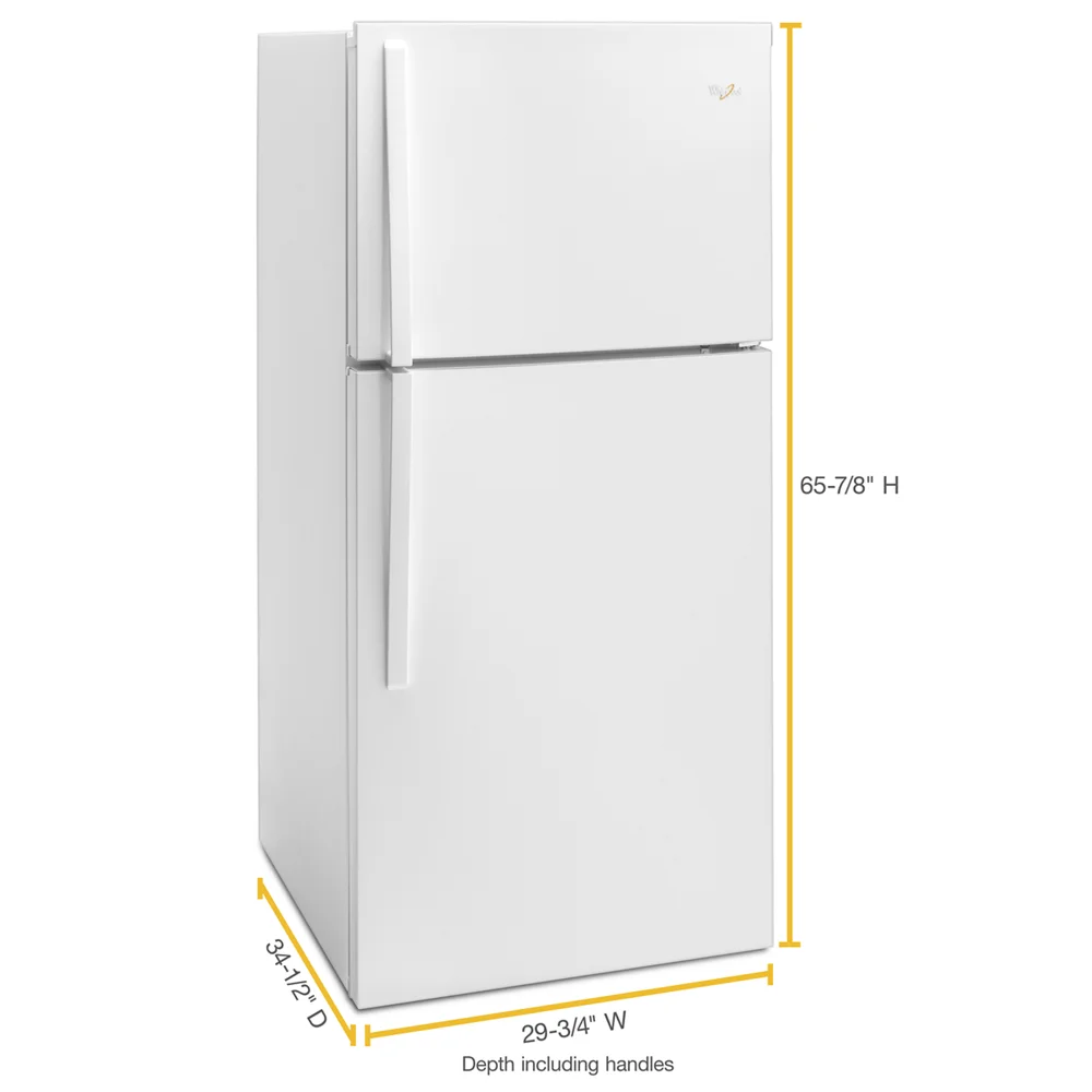 Top Freezer Freestanding Refrigerator Stainless Steel Q364