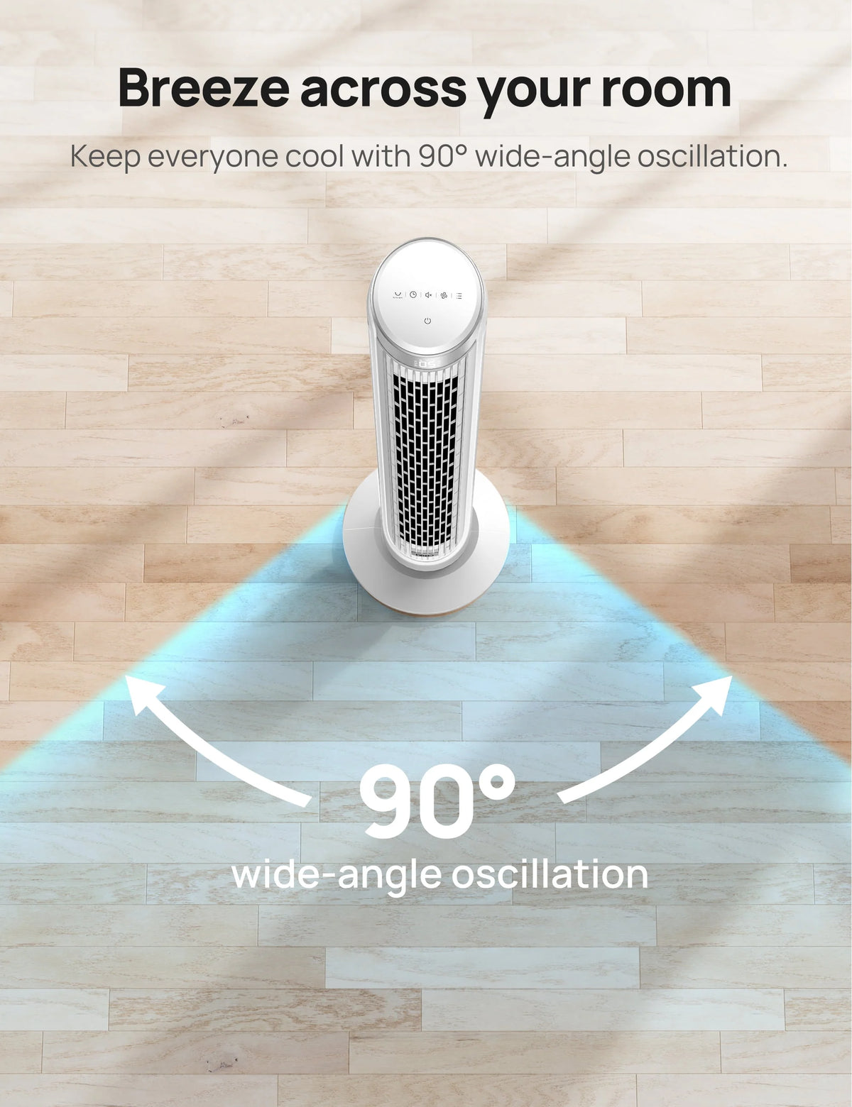 40 Inch Oscillating Tower Fan with Remote N68393