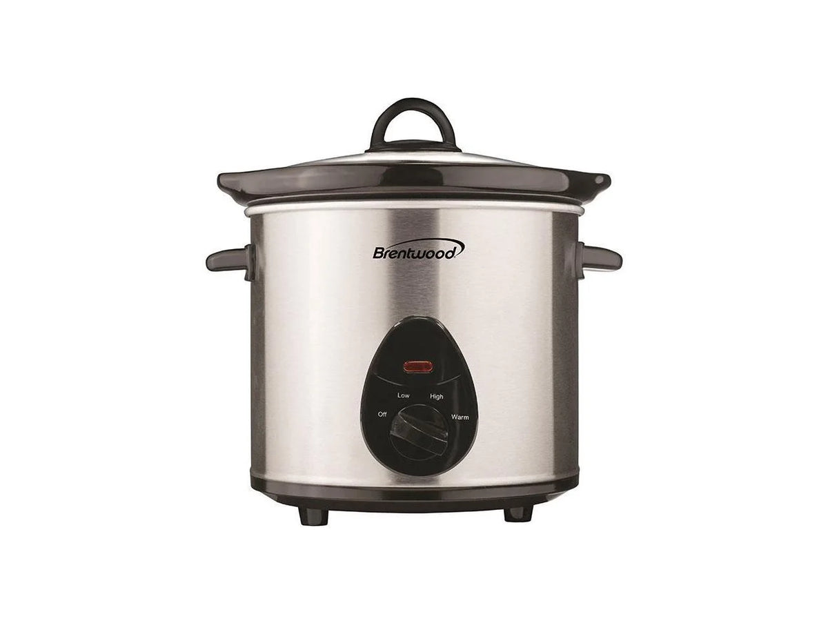 3-Qt. 170-Watt Stainless Steel Slow Cooker Q857