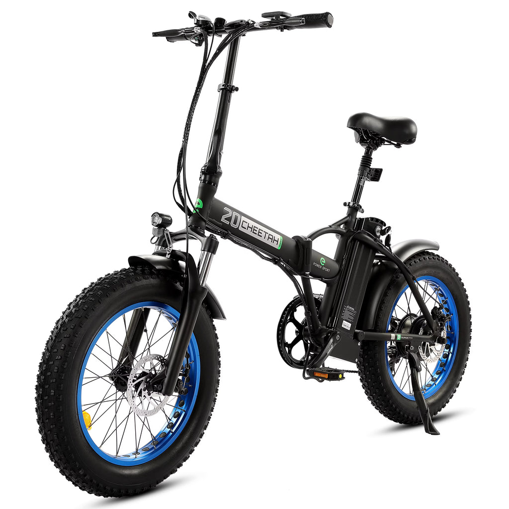 500 W Electric Bike 20" Fat Tire Folding Electric Bicycle 36 V 12.5 AH Removable Battery O571
