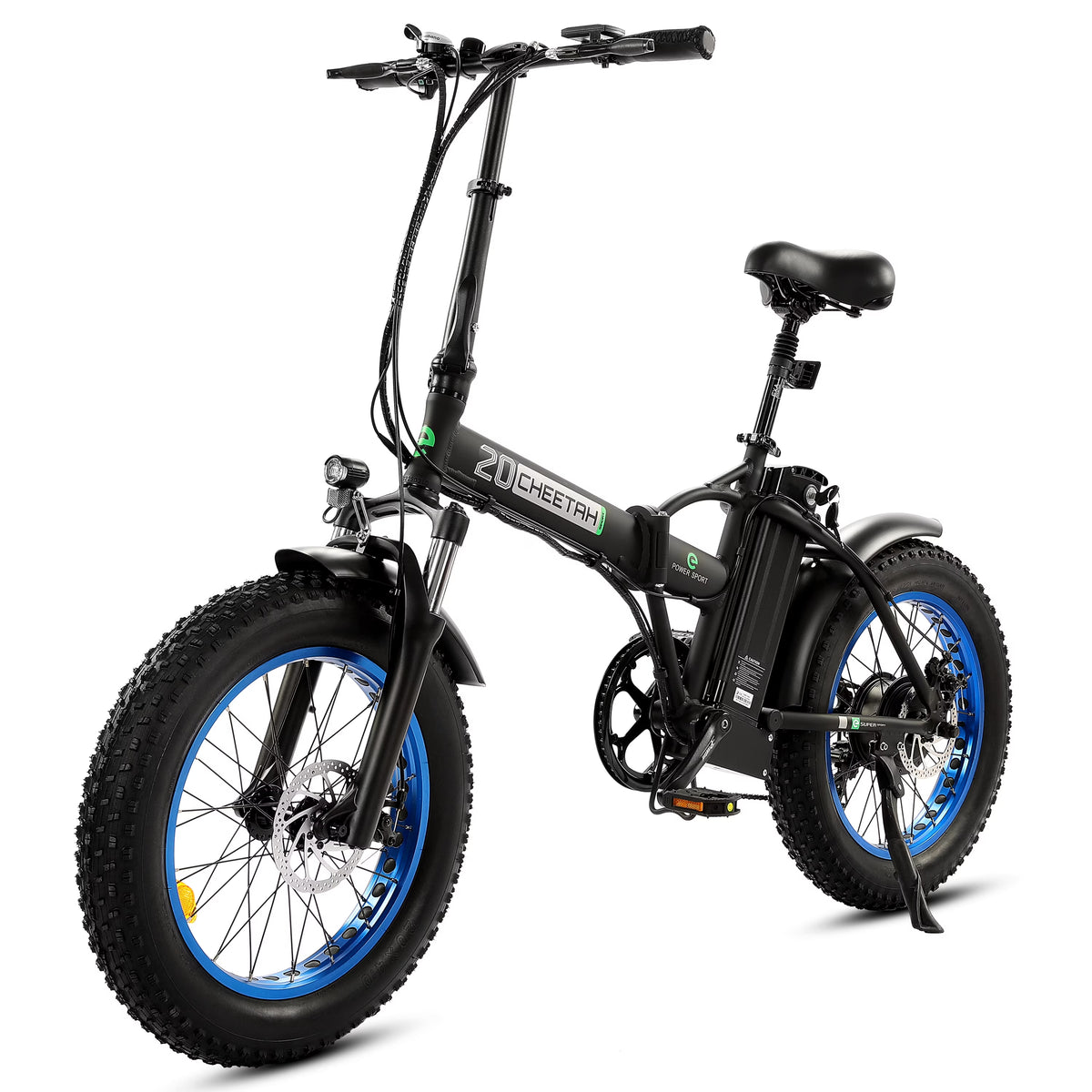 500 W Electric Bike 20" Fat Tire Folding Electric Bicycle 36 V 12.5 AH Removable Battery O571