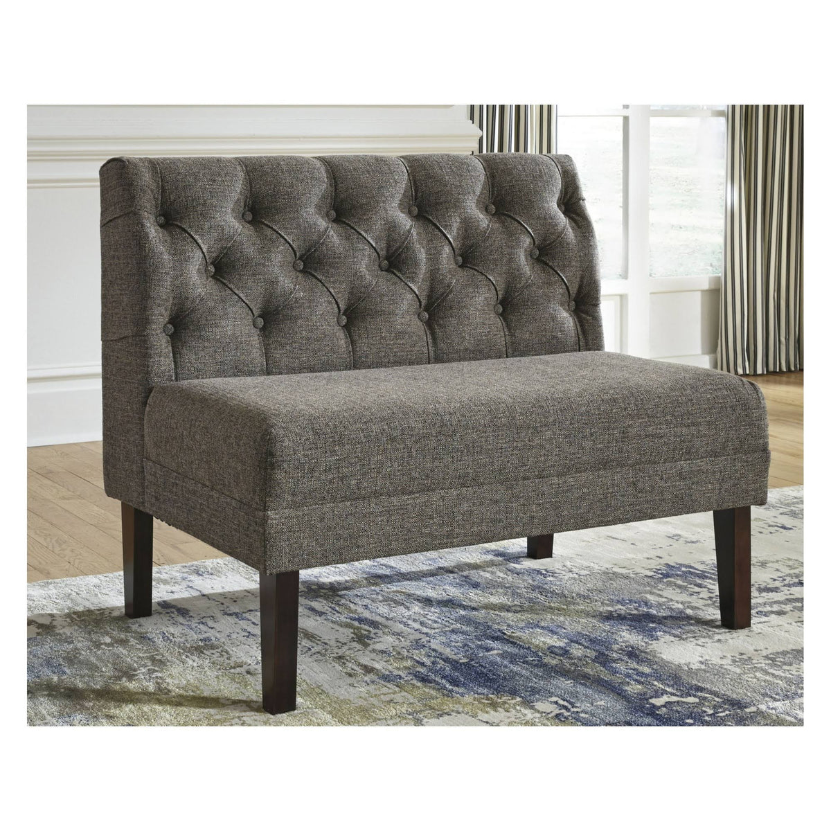 Graphite Wood Bench R285