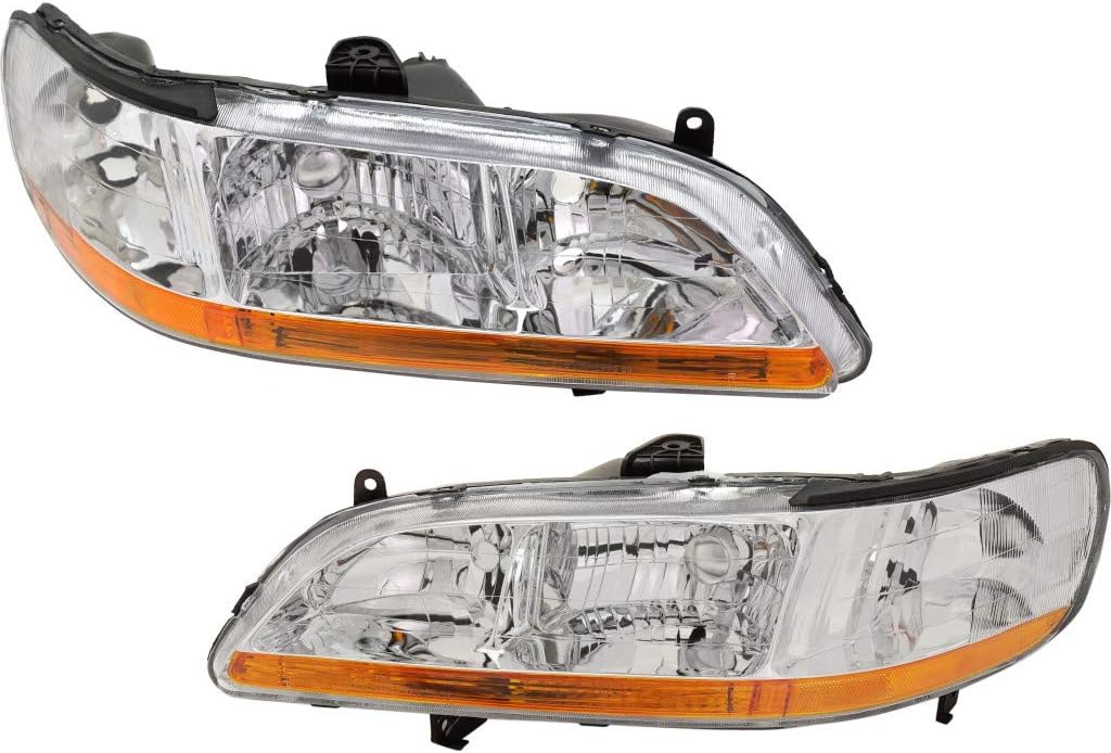Headlight for Honda Accord 2001 2002 Pair H737097
