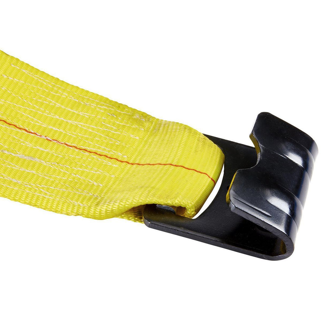 4 in. x 27 ft. Ratcheting Cargo Strap with Flat Hook S948815