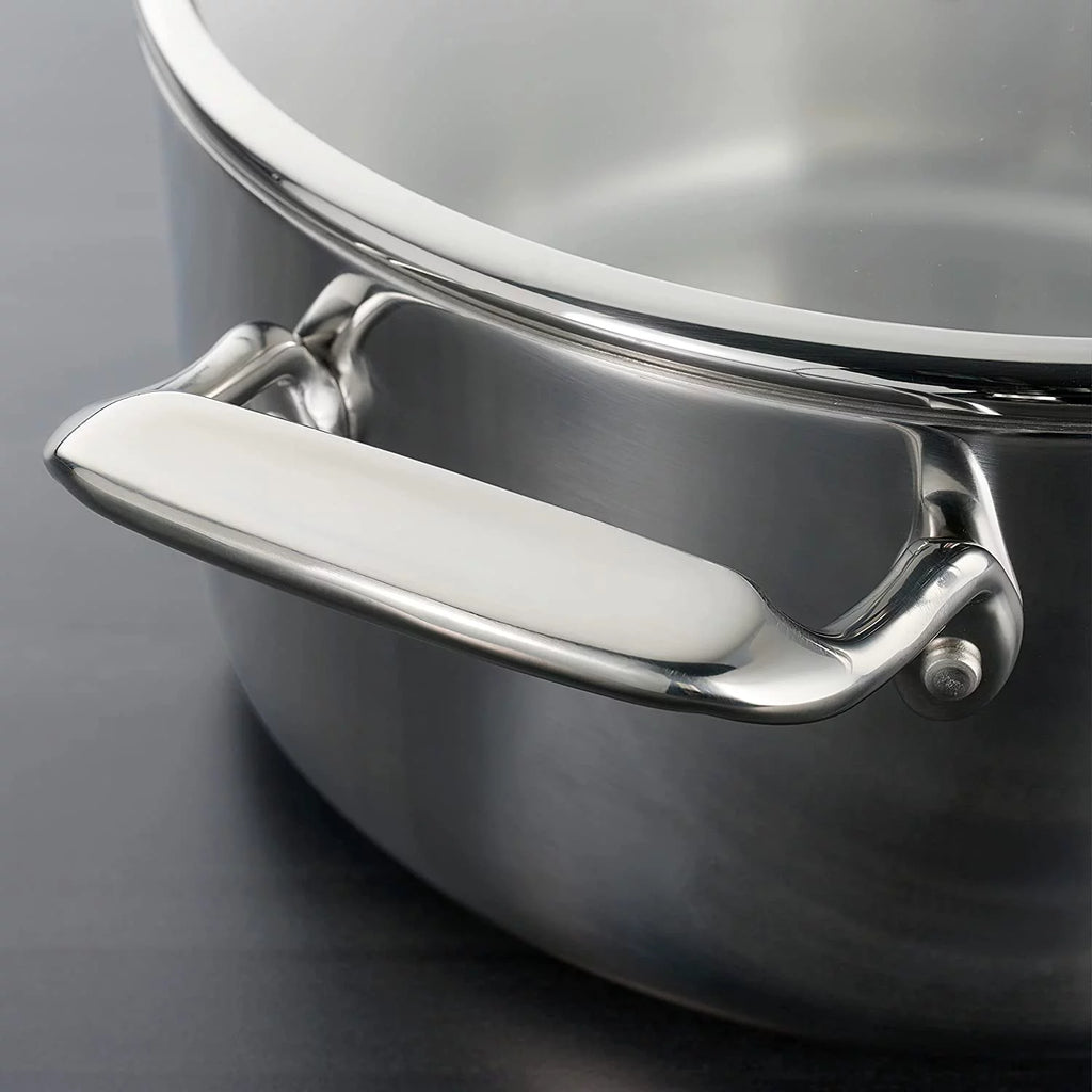 Stainless Steel Tri-Ply Clad 12-Piece Cookware Set Q411